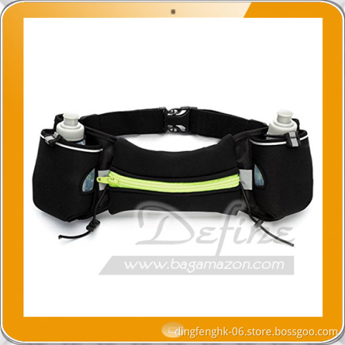 Hydration Running Belt Multifunctional Zipper Pockets Water Resistant